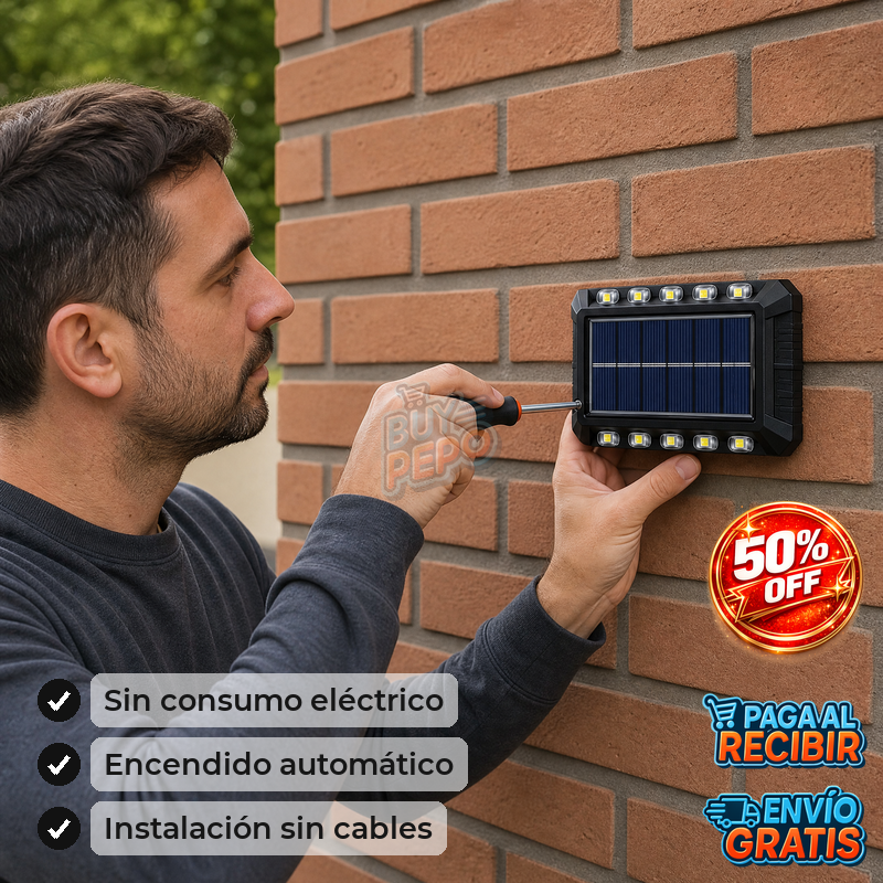 SolarGuard™ ☀️ - Lámparas solares con sensor 💡