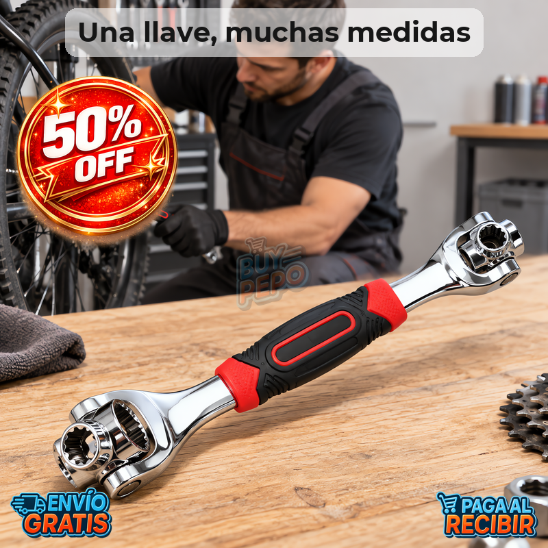 FixTwist™ 🔧 - Llave multifunción 48 en 1 ⚙️