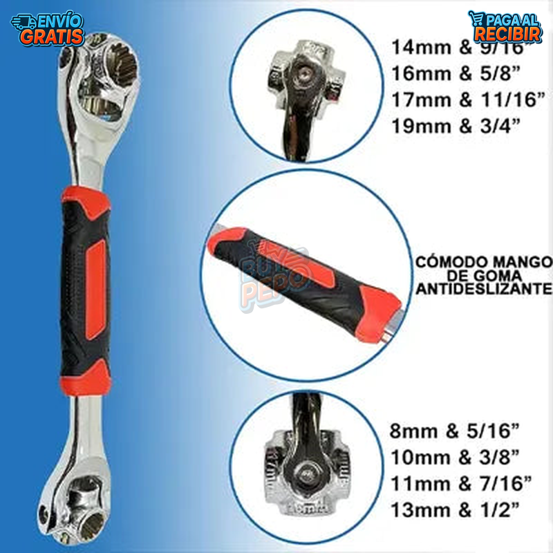 FixTwist™ 🔧 - Llave multifunción 48 en 1 ⚙️