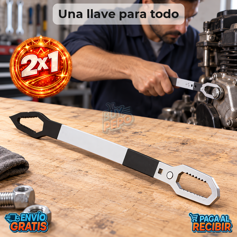 GripMaster™ 🔧 - Llave universal doble boca 🛠️