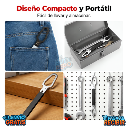 GripMaster™ 🔧 - Llave universal doble boca 🛠️