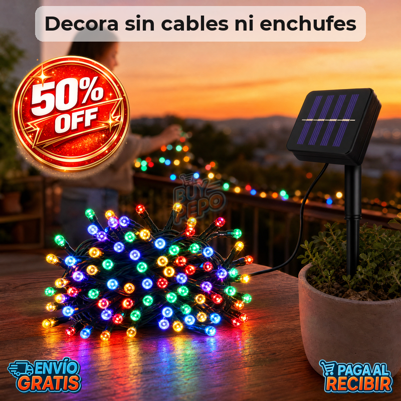 SolarSpark™ 🌟 - Luces navideñas solares ☀️