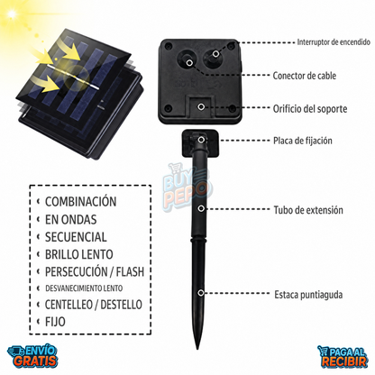 SolarSpark™ 🌟 - Luces navideñas solares ☀️