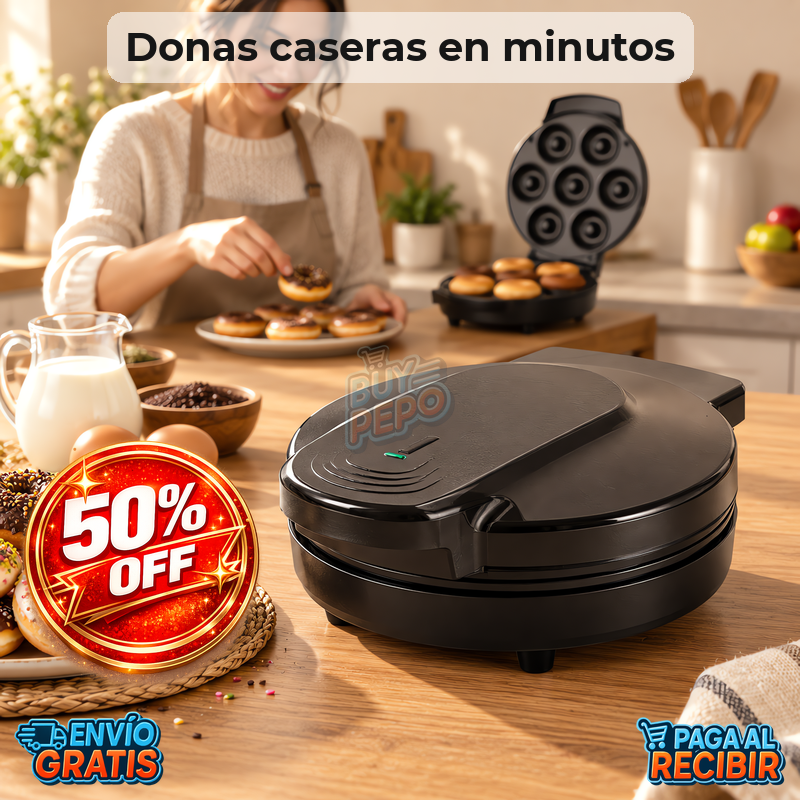 DonutBake™ 🍩 - Máquina para mini donas ✨