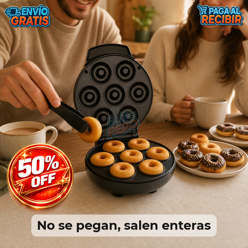 DonutBake™ 🍩 - Máquina para mini donas ✨