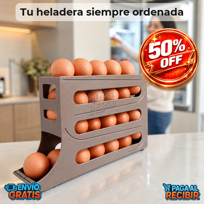 EggRoll™ 🥚 - Organizador de huevos rodante 🧊