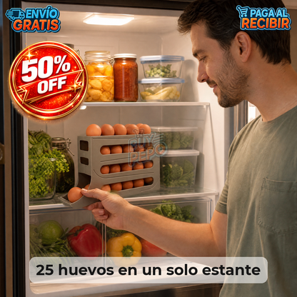 EggRoll™ 🥚 - Organizador de huevos rodante 🧊