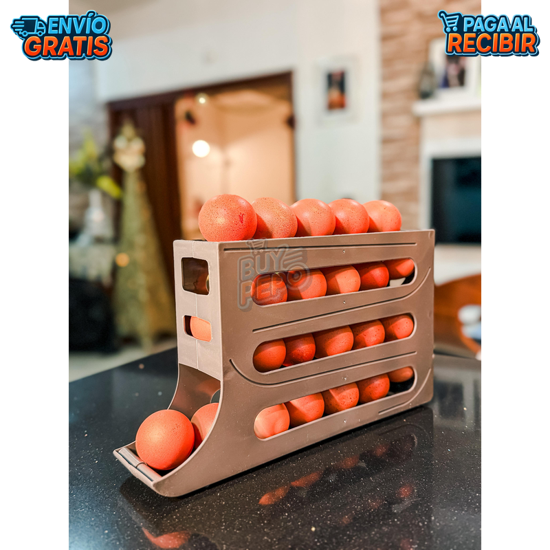 EggRoll™ 🥚 - Organizador de huevos rodante 🧊