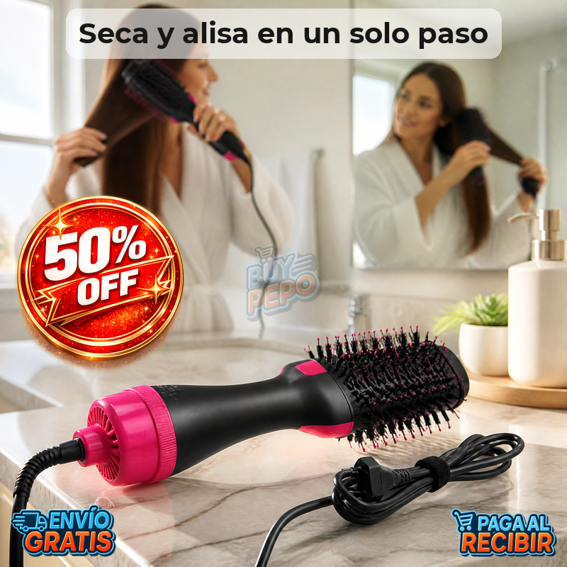 SilkBlow™ 💨 - Cepillo secador y alisador ✨