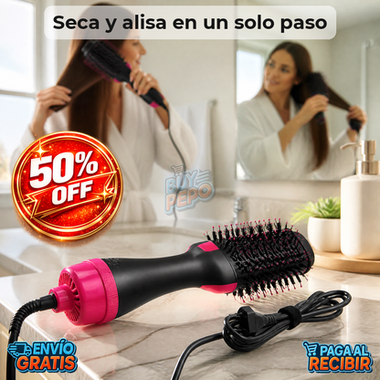SilkBlow™ 💨 - Cepillo secador y alisador ✨