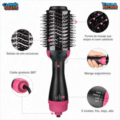 SilkBlow™ 💨 - Cepillo secador y alisador ✨