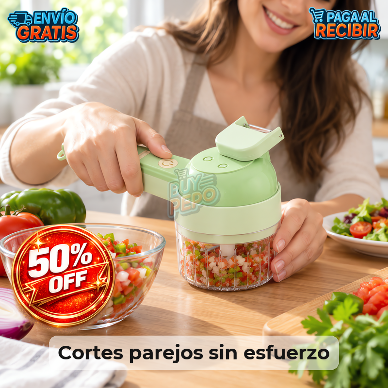 ChopSwift™ 🥕 - Picador de verduras recargable ⚡