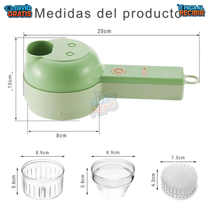 ChopSwift™ 🥕 - Picador de verduras recargable ⚡