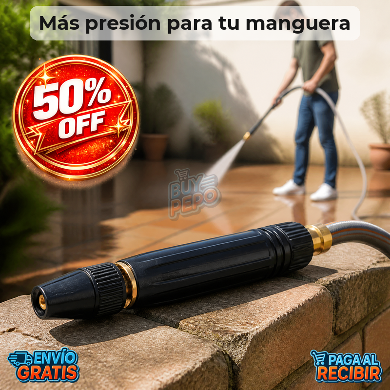 AquaBlast™ 💦 - Pico manguera alta presión 🚿
