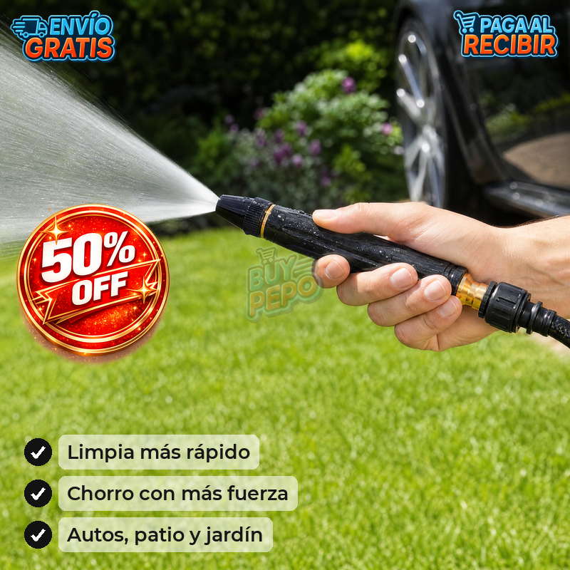 AquaBlast™ 💦 - Pico manguera alta presión 🚿