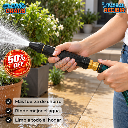 JetFlow™ 💦 - Pico manguera alta presión 🚿
