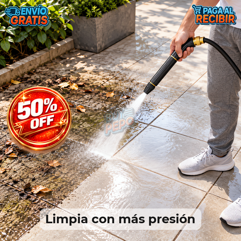 JetFlow™ 💦 - Pico manguera alta presión 🚿