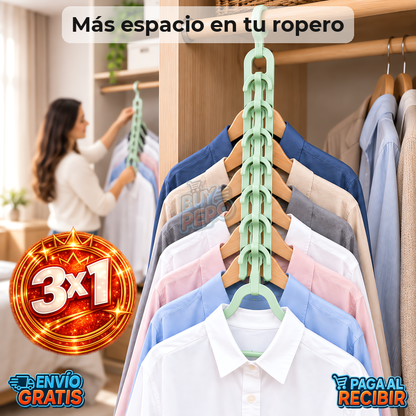 HangStack™ 👕 - Organizador vertical de perchas ✨