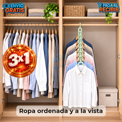 HangStack™ 👕 - Organizador vertical de perchas ✨