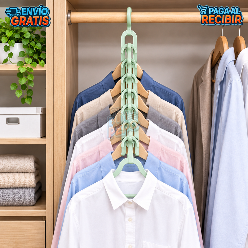 HangStack™ 👕 - Organizador vertical de perchas ✨