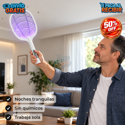 ZapMosq™ ⚡ - Raqueta mata mosquitos recargable 🦟