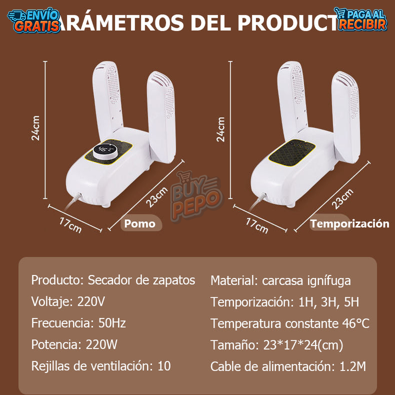 DryStep™ 👟 - Secador de zapatos práctico 💨