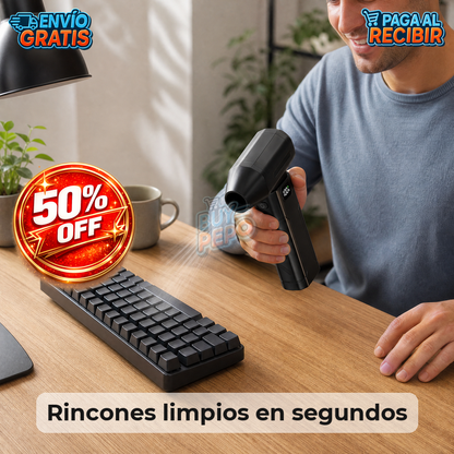 AirBlast™ 💨 - Soplador inalámbrico portátil ⚡