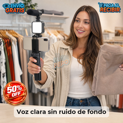 SteadyCast™ 🎬 - Kit de grabación completo 💡