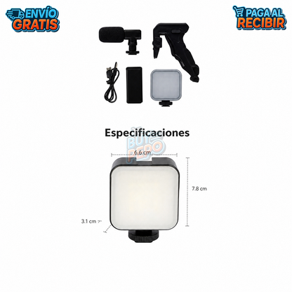 SteadyCast™ 🎬 - Kit de grabación completo 💡