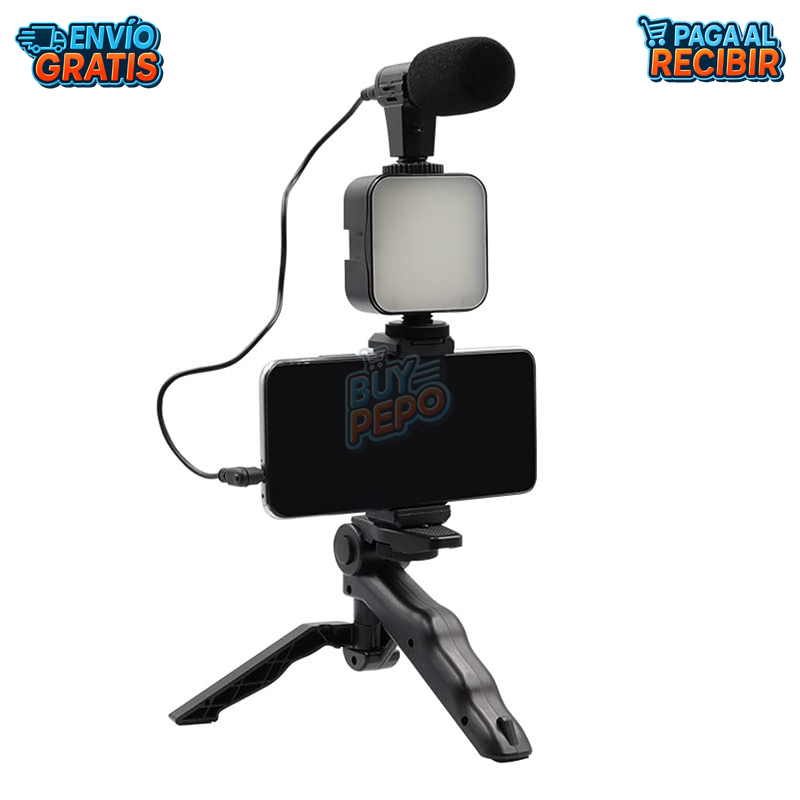 SteadyCast™ 🎬 - Kit de grabación completo 💡