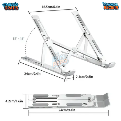 LiftDesk™ 💻 - Soporte elevador para notebook ⬆️